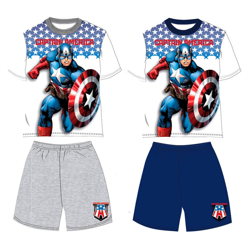 Avengers sommersæt i 2 farver.