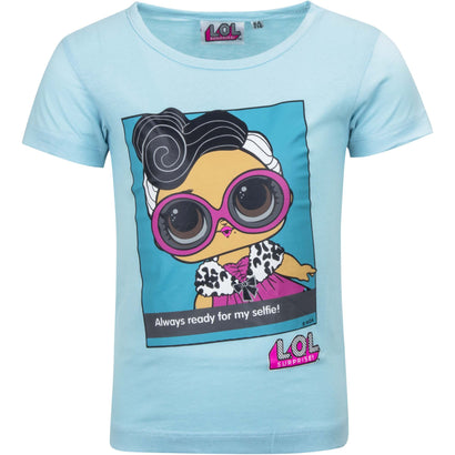 LOL Surprise t-shirt lyserød, pink eller lyseblå.