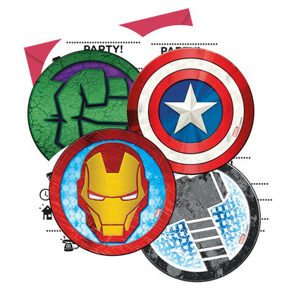 Avengers invitationer
