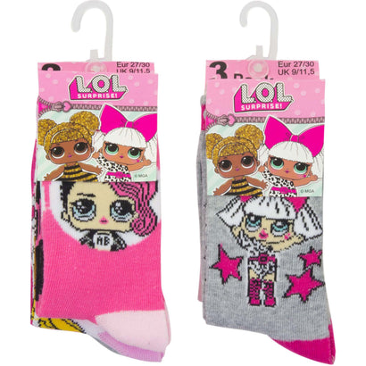 LOL Surprise 3 pak strømper
