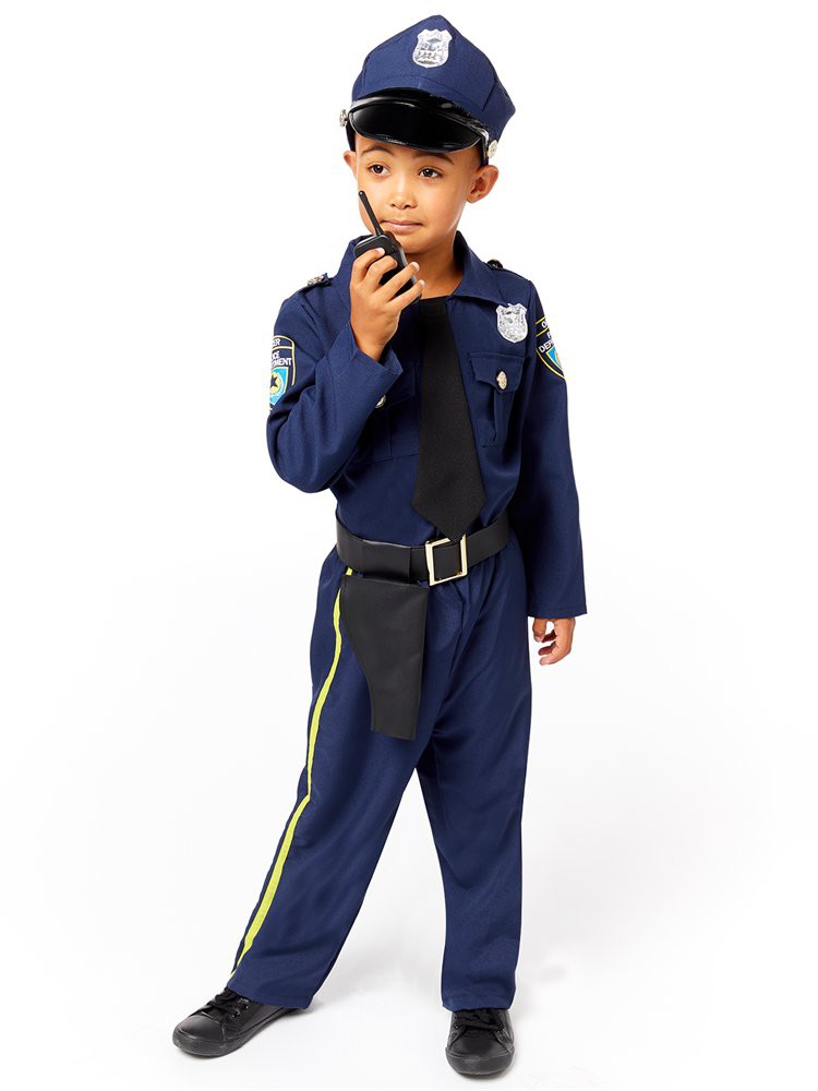 Politi uniform udklædning.