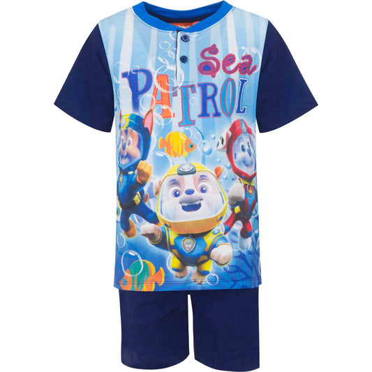 Paw patrol sommersæt i 2 forskellige farver.