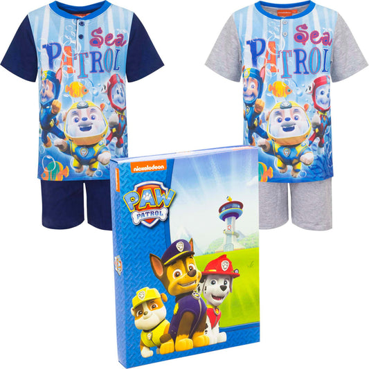 Paw patrol sommersæt i 2 forskellige farver.
