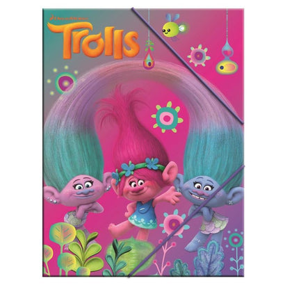 Trolls A4 plastik mappe