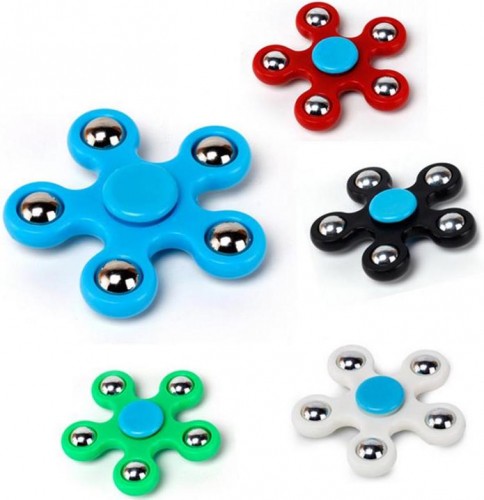 Fidget spinner med 5 arm stjerne