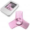 Aluminium Fidget Spinner i rosa farve