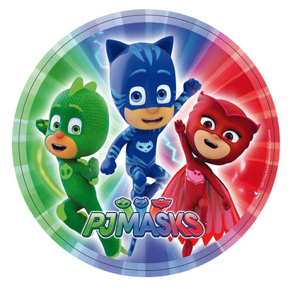 PJ Masks pap tallerkener 8 stks