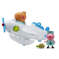 Gurli gris og Doc Hamster i flyvemaskine.
