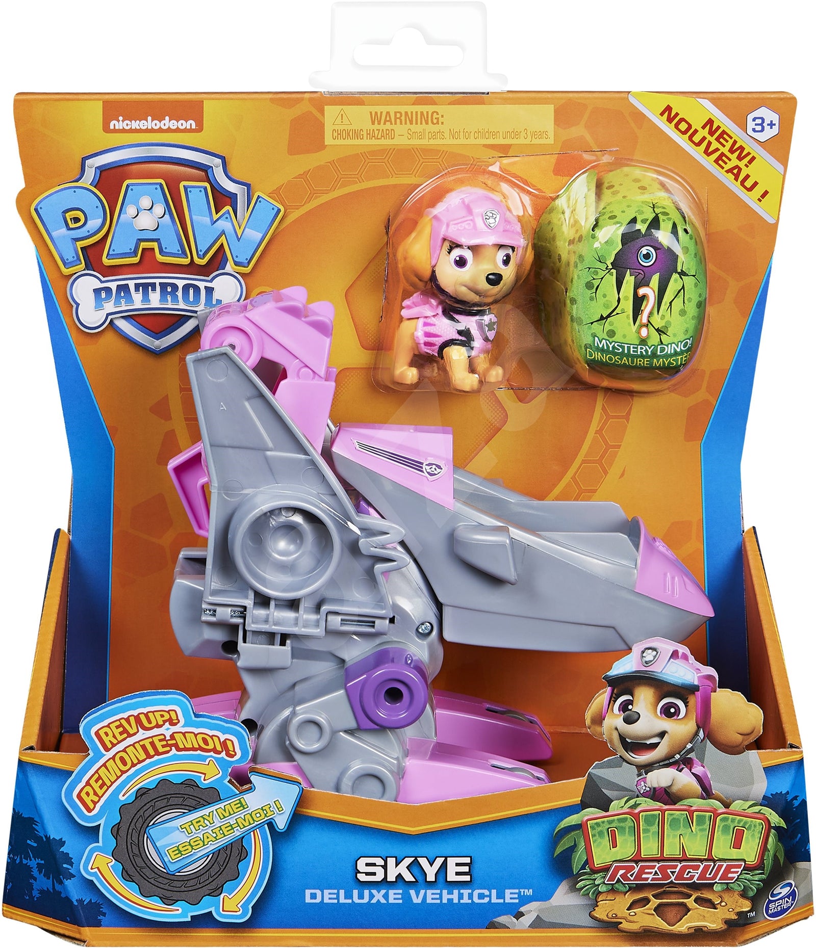 Paw Patrol Dino Rescue Deluxe Køretøj - Skye