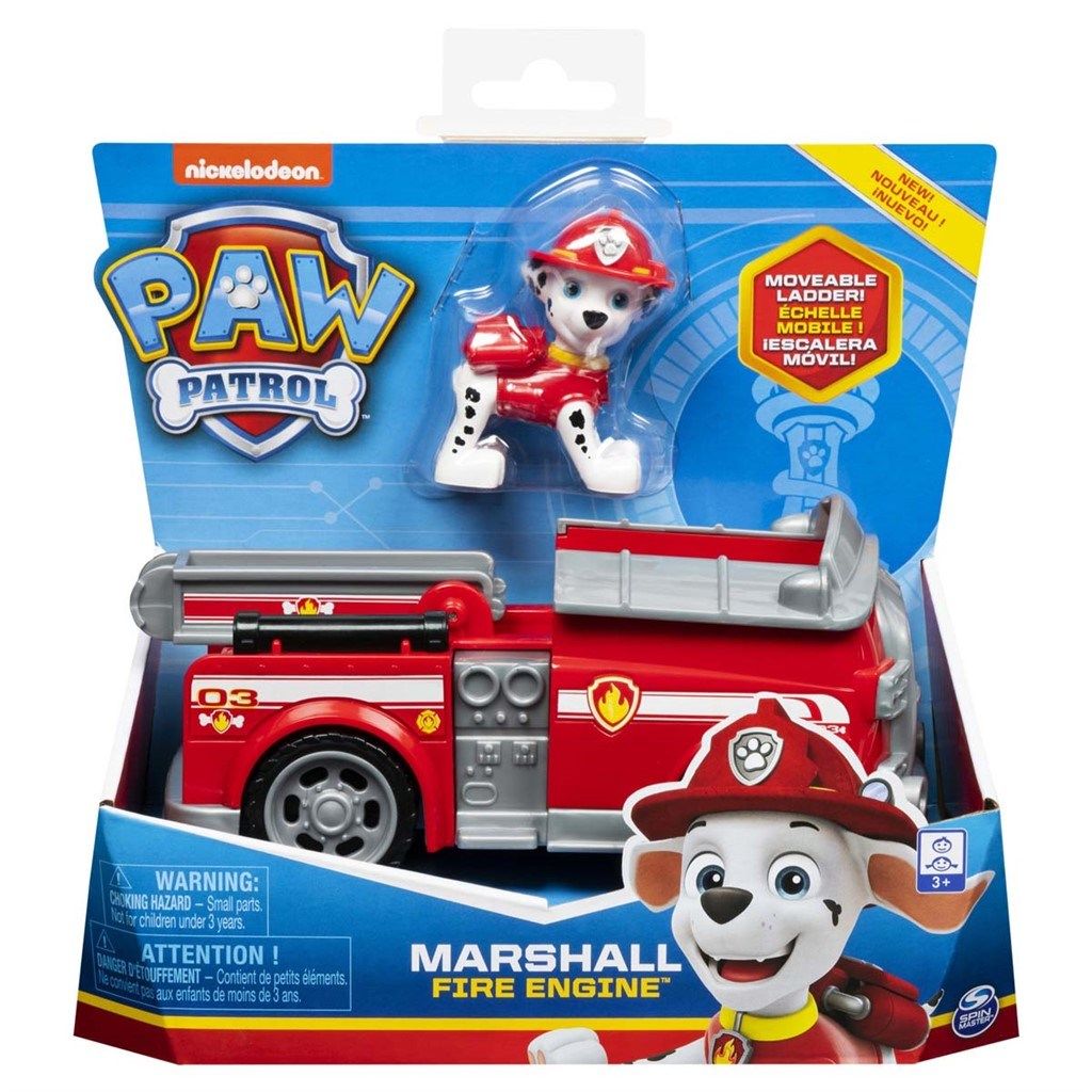 Paw patrol basic køretøj med figur.