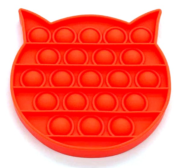 Pop it kattehovede i orange