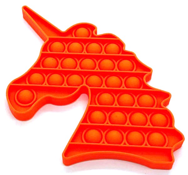 Pop it Unicorn i Orange