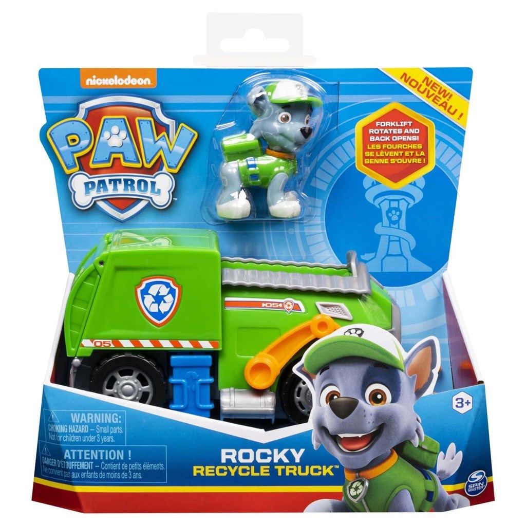Paw patrol basic køretøj med figur.