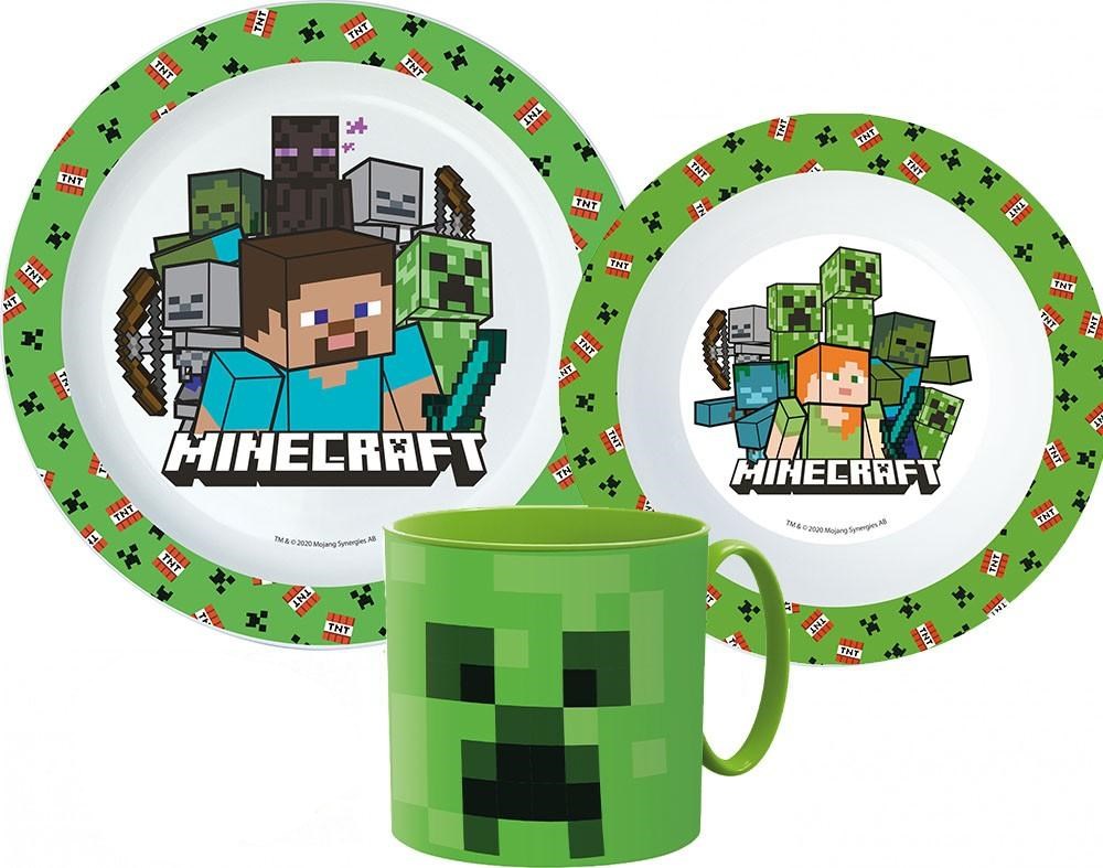 Minecraft 3 delt spisesæt