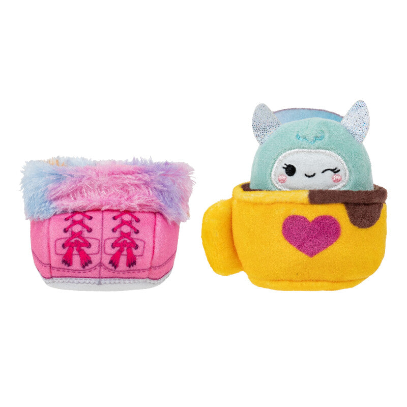 Squishmallows, som  kommer med 2 dele tematilbehør