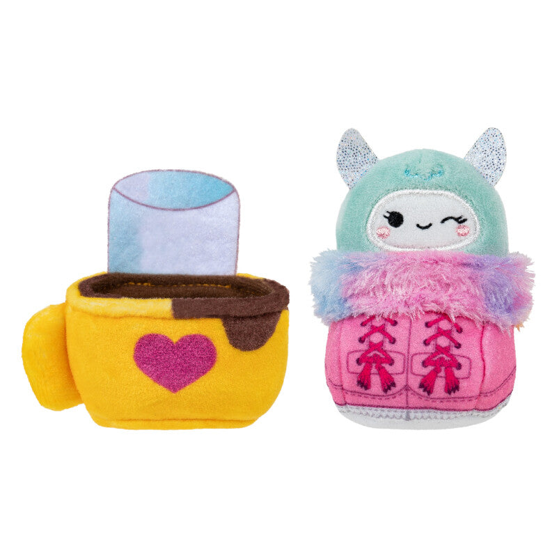Squishmallows, som  kommer med 2 dele tematilbehør