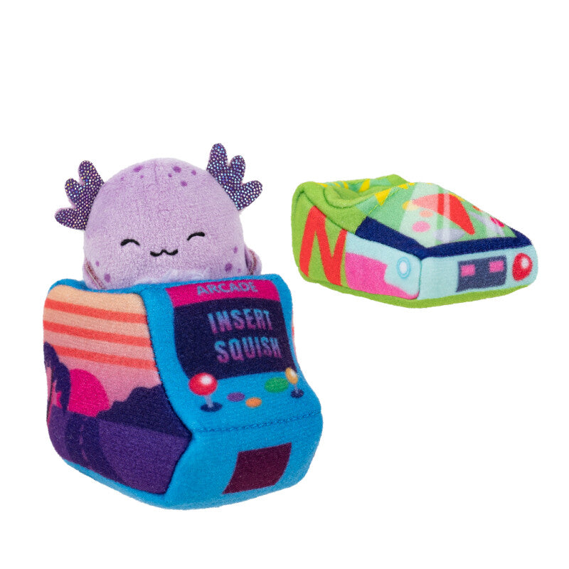 Squishmallows, som  kommer med 2 dele tematilbehør