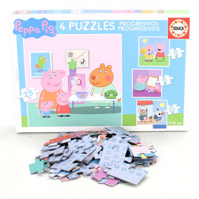 Gurli gris 4-i-1 puslespil