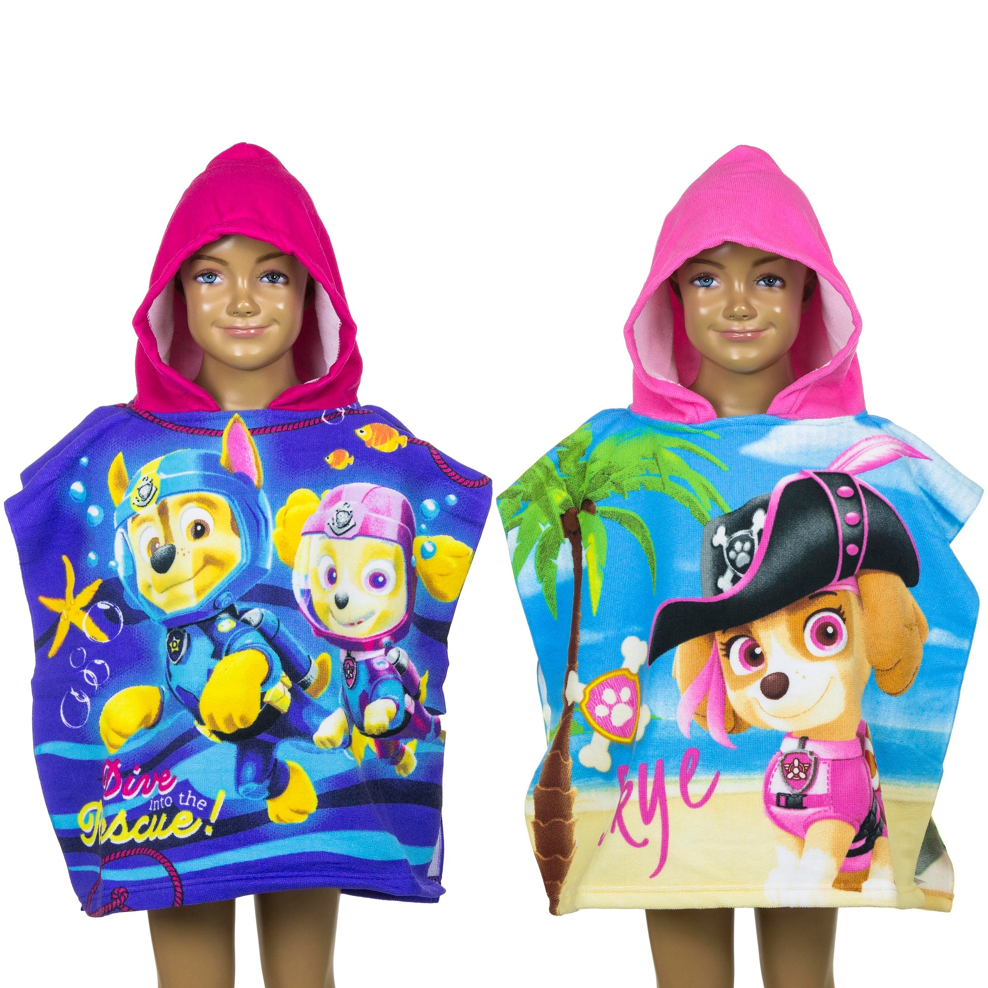 Paw patrol poncho med hue