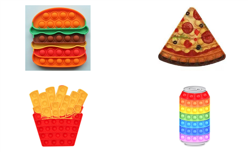 Fast food pop it´s 4 forskellige varianter.