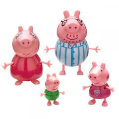 Gurli gris familie med nattøj på.