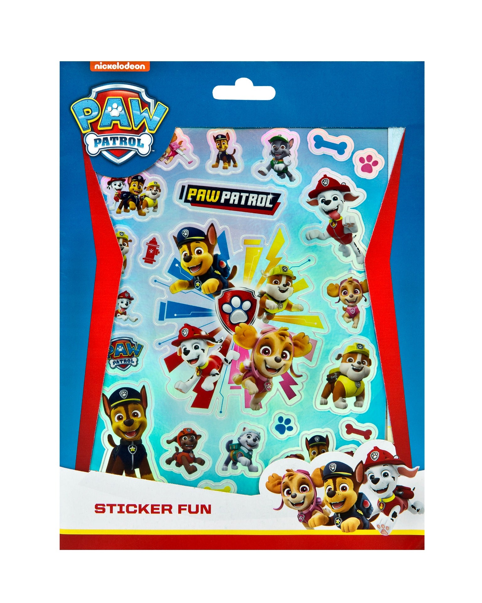 Paw patrol sticker pack, fyldt med en masse skønne stickers.