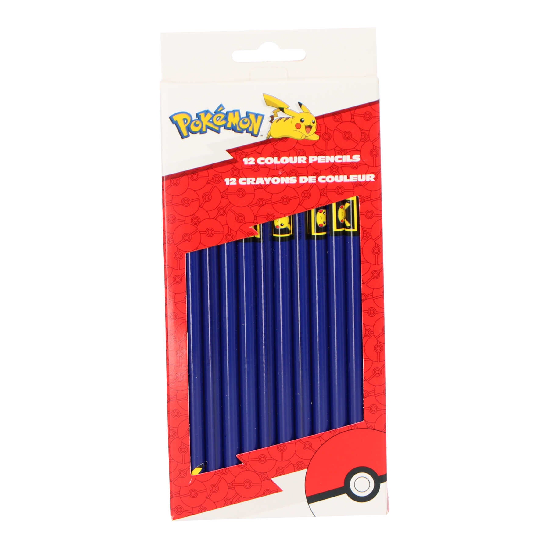 Pokemon 12 stk farve blyanter med pikachu
