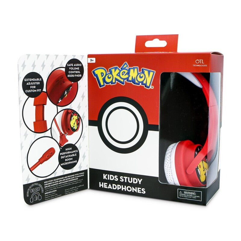 Pokemon headset med aftagelig mikrofon