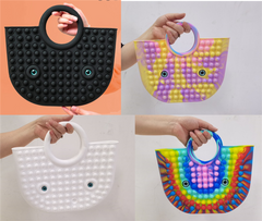 Pop it håndtasker i 4 forskellige varianter ( farver)