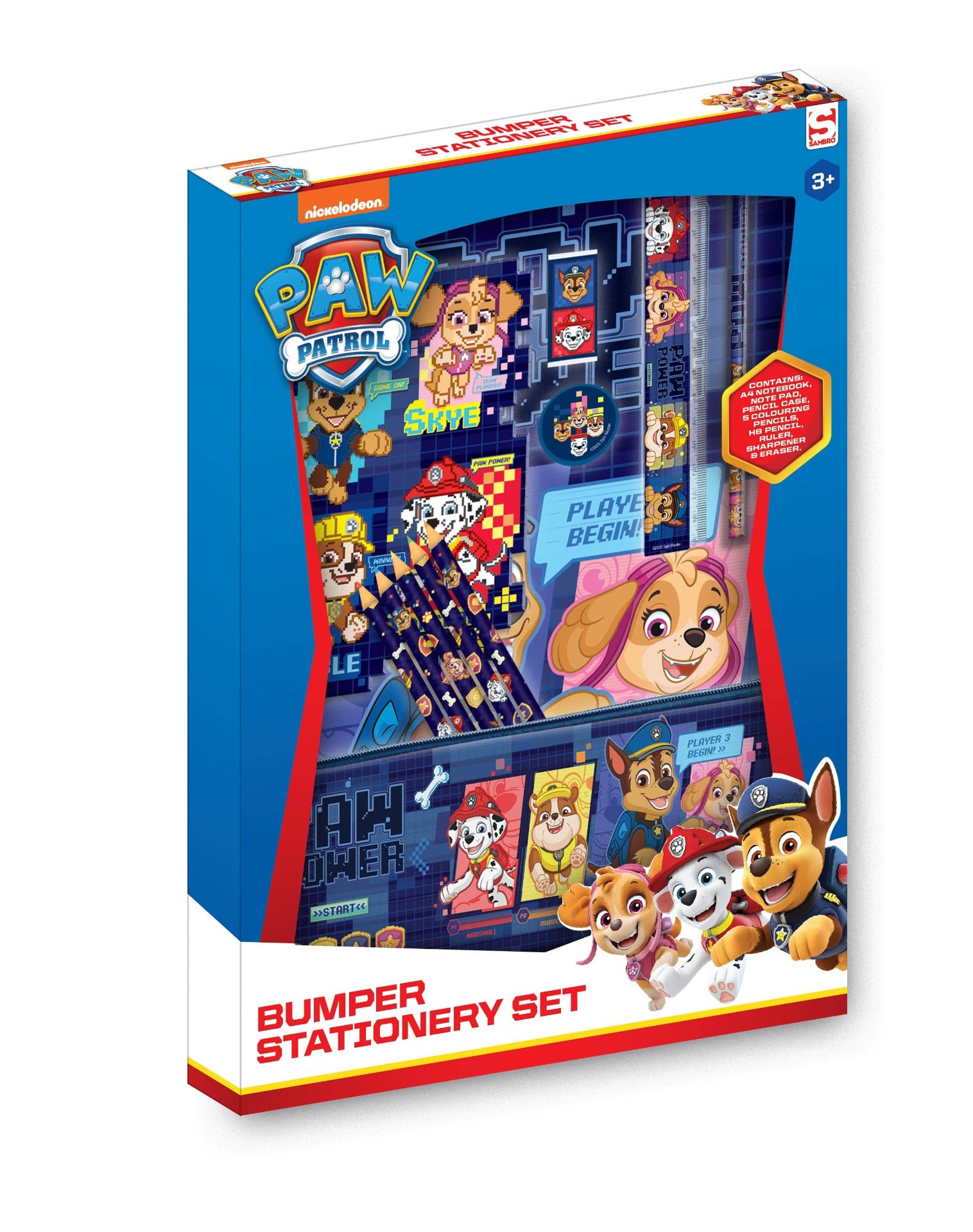 Paw Patrol Penalhus fyld og notesbog