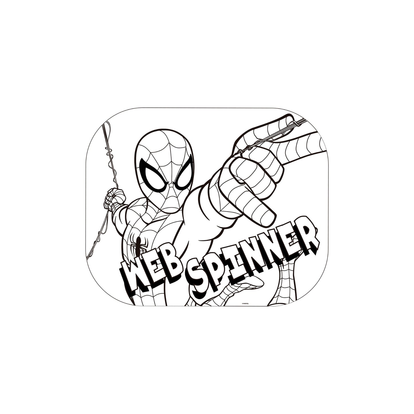 Spiderman solskærme til bil-ruden.