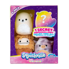 Squishmallow 4 pak, vælg mellem 2 forskellige pakker.